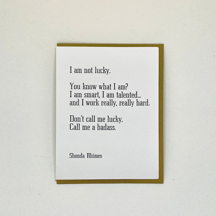 Don't Call Me Lucky - Shonda Rhimes