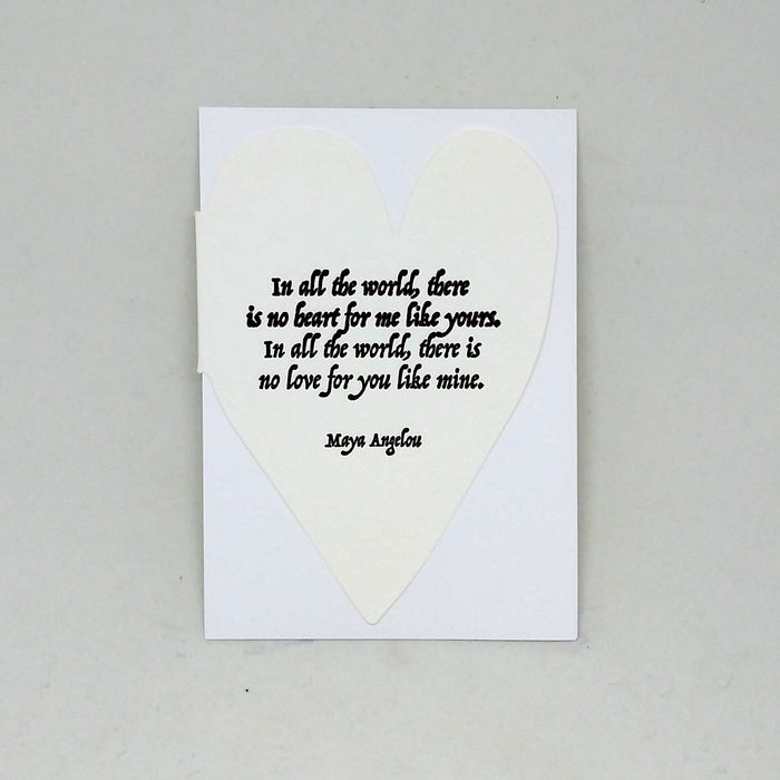 In all the World - Maya Angelou