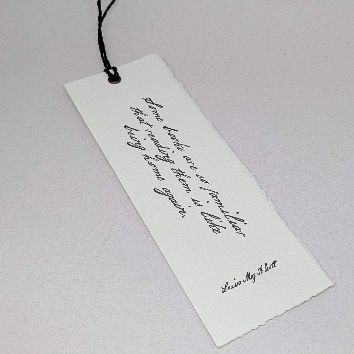 Louisa May Alcott - Deckled Bookmark