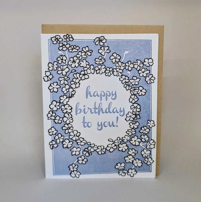 Happy Birthday - Floral