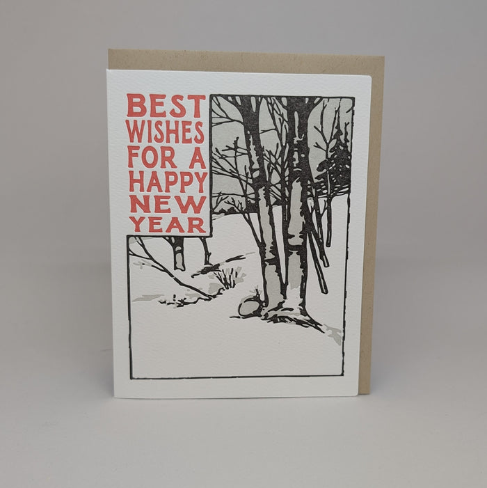 Best Wishes for a New Year - Woods