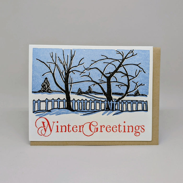 Winter's Greetings - Fencline