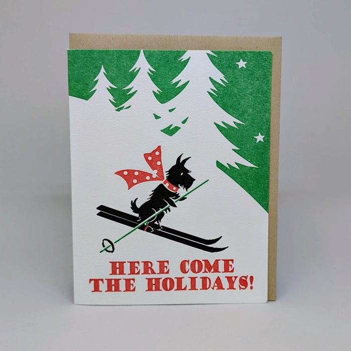 Here Come the Holidays - Scottie Dog