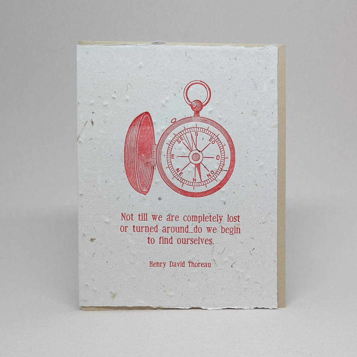 Begin to find Ourselves - Henry David Thoreau (Bee Balm Seeds)