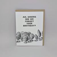Ah, Shucks - Birthday