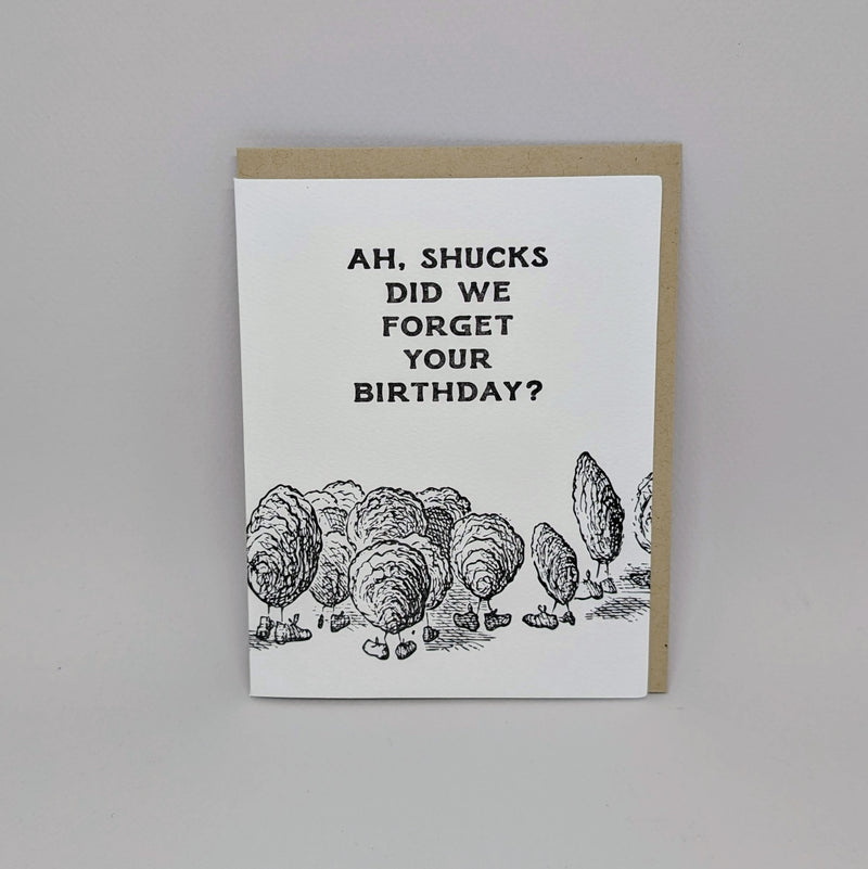 Ah, Shucks - Birthday