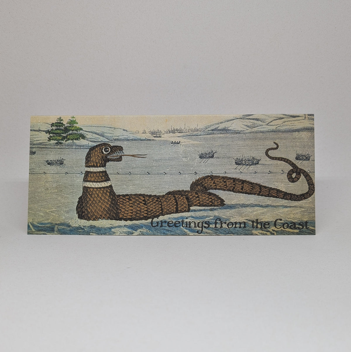 Greetings from the Coast - Scaly Sea Serpent