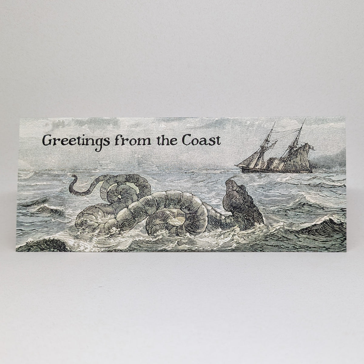 Greetings from the Coast - Sea Serpent and Boat