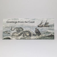 Greetings from the Coast - Sea Serpent and Boat