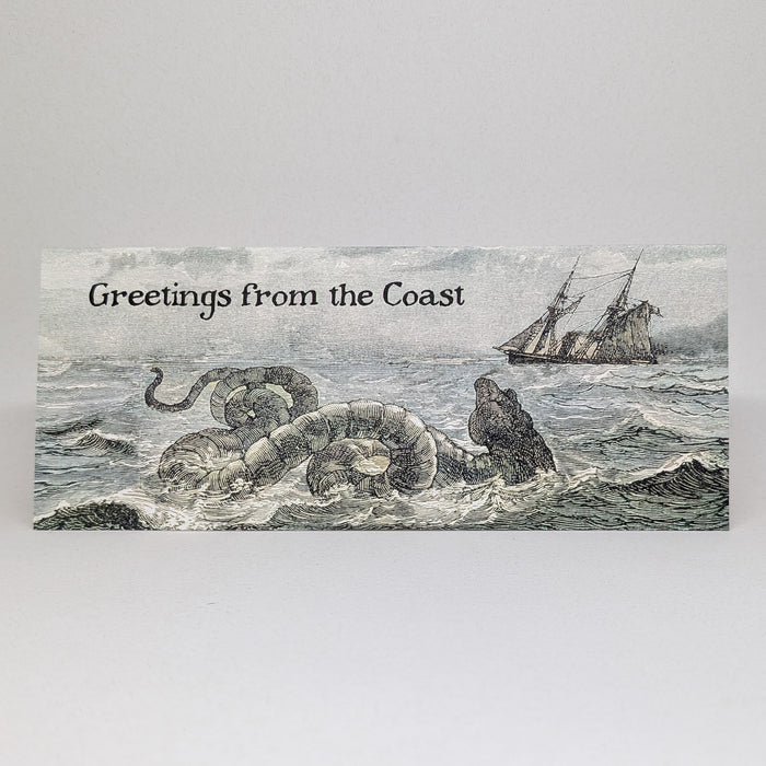 Greetings from the Coast - Sea Serpent and Boat