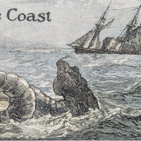 Greetings from the Coast - Sea Serpent and Boat
