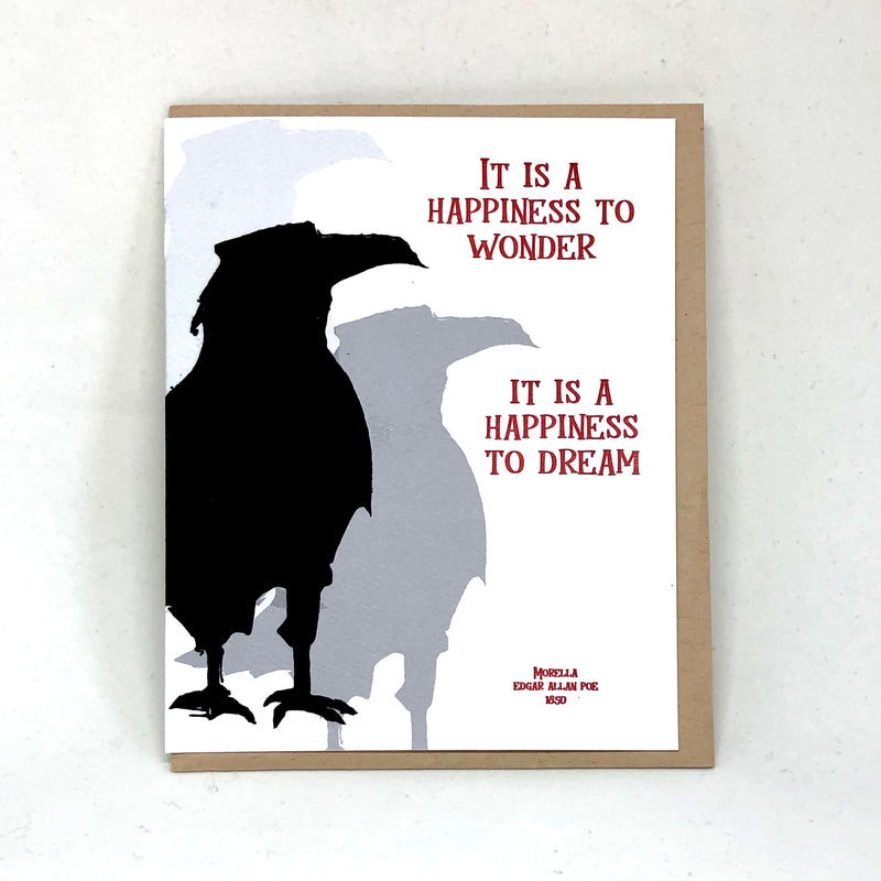 It is a Happiness to Wonder - Edgar Allen Poe