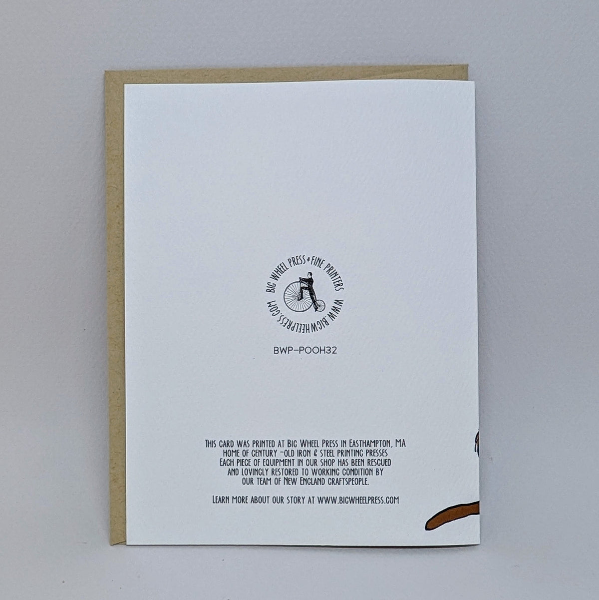 It Would be my Present - Pooh Card