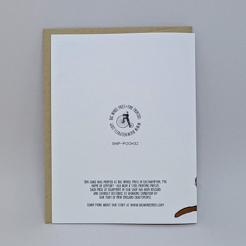 It Would be my Present - Pooh Card