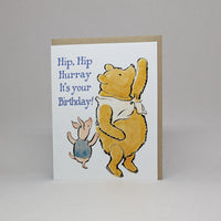 Hip, Hip Hurray Birthday - Pooh Card