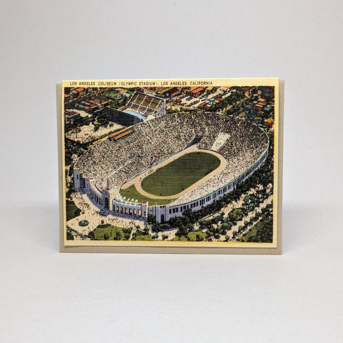 Los Angeles Coliseum (Olympic Stadium) - Vintage Postcard