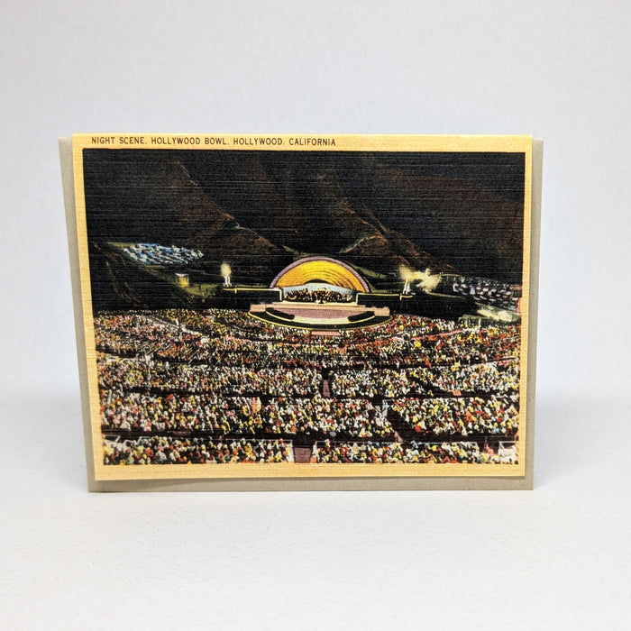 Hollywood Bowl (Circa 1930) - Vintage Postcard