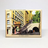 Angel's Flight (Circa 1930) - Vintage Postcard