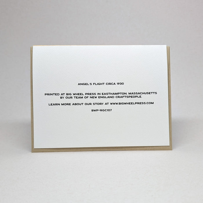 Angel's Flight (Circa 1930) - Vintage Postcard