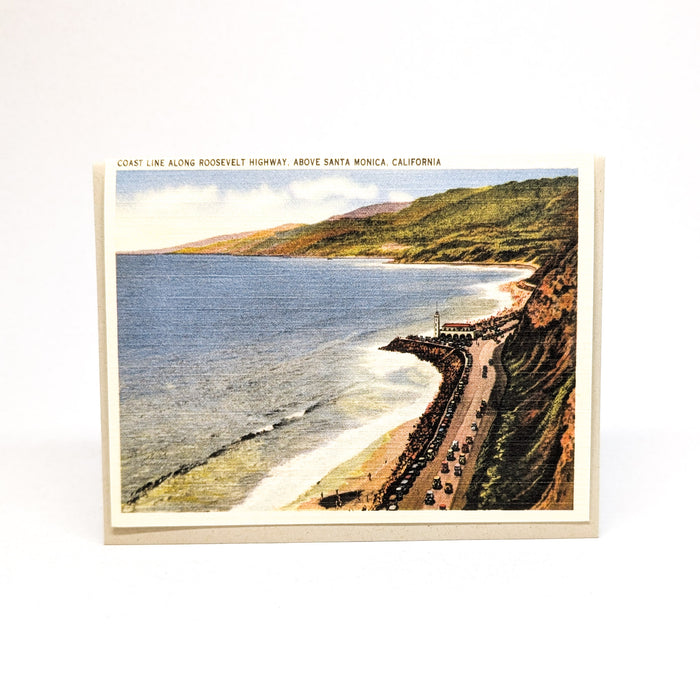 Roosevelt Highway - Pacific Coast  (Circa 1930) - Vintage Postcard