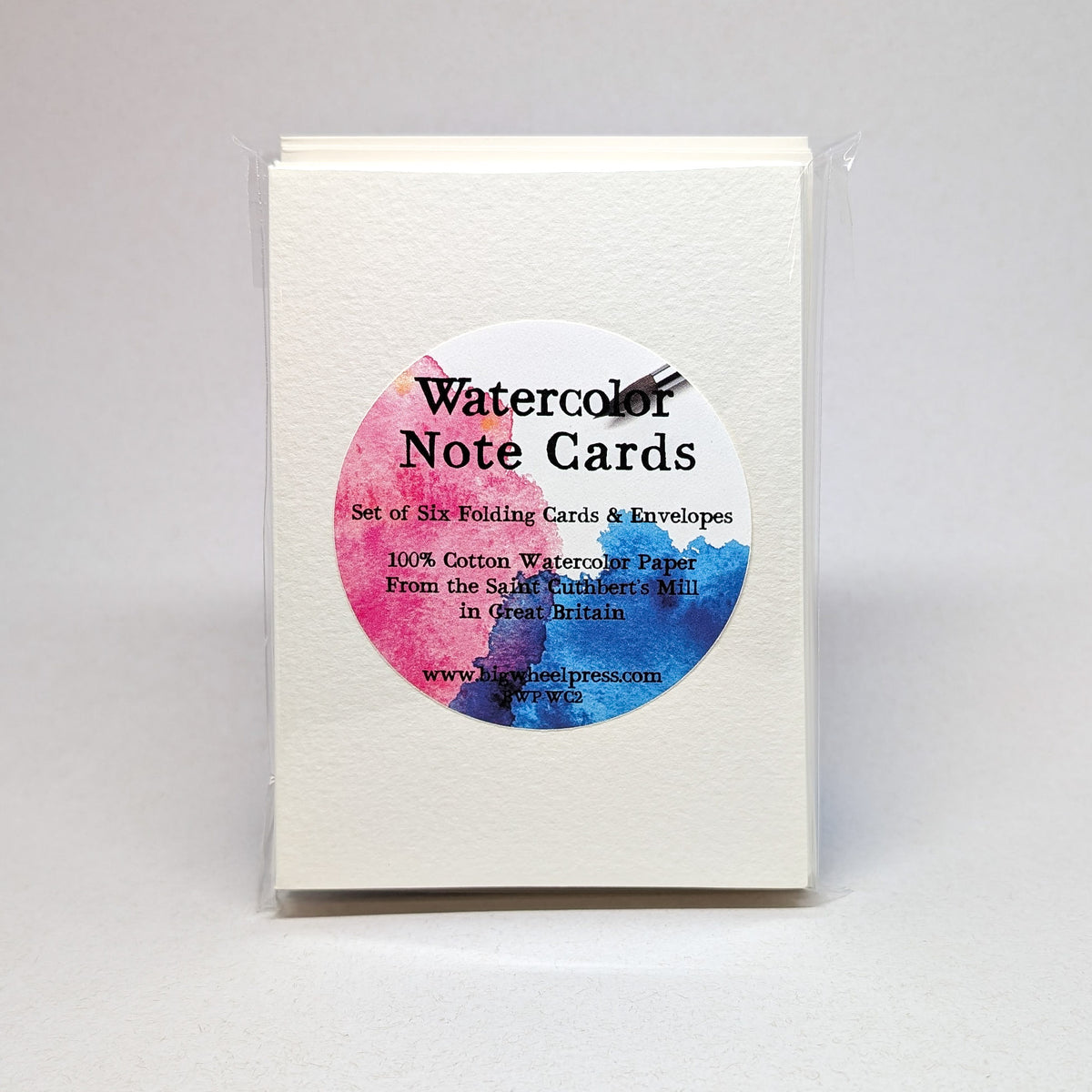Watercolor Notecards - Set Of Six