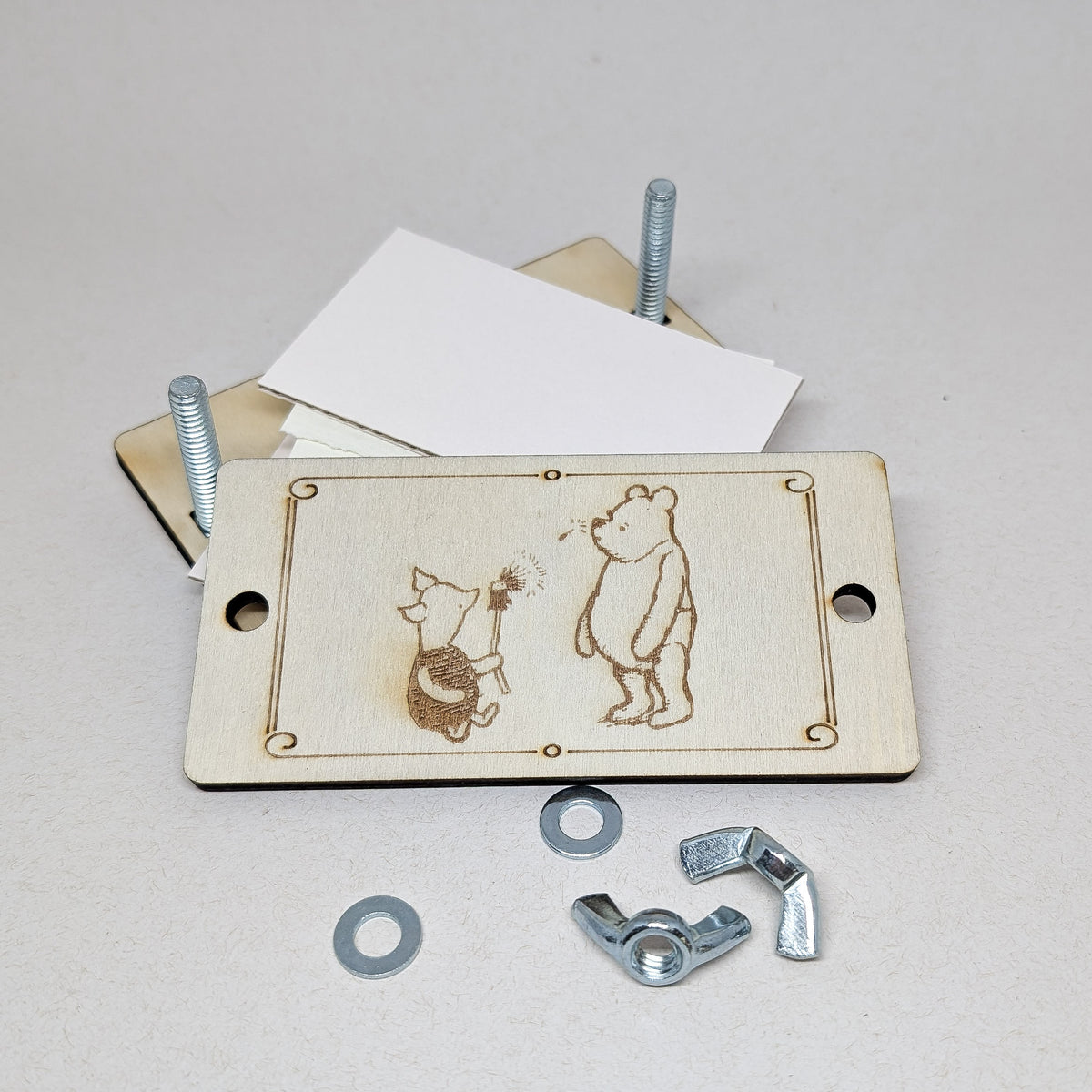 Piglet and Pooh - Flower Press