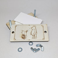 Piglet and Pooh - Flower Press