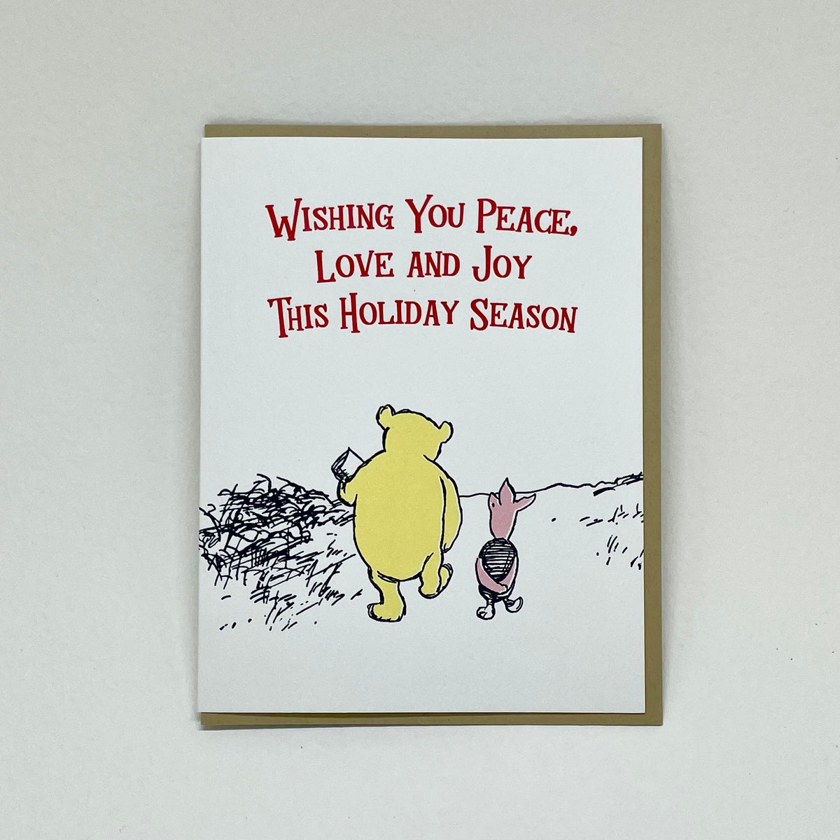 Wishing you Peace - Pooh Card