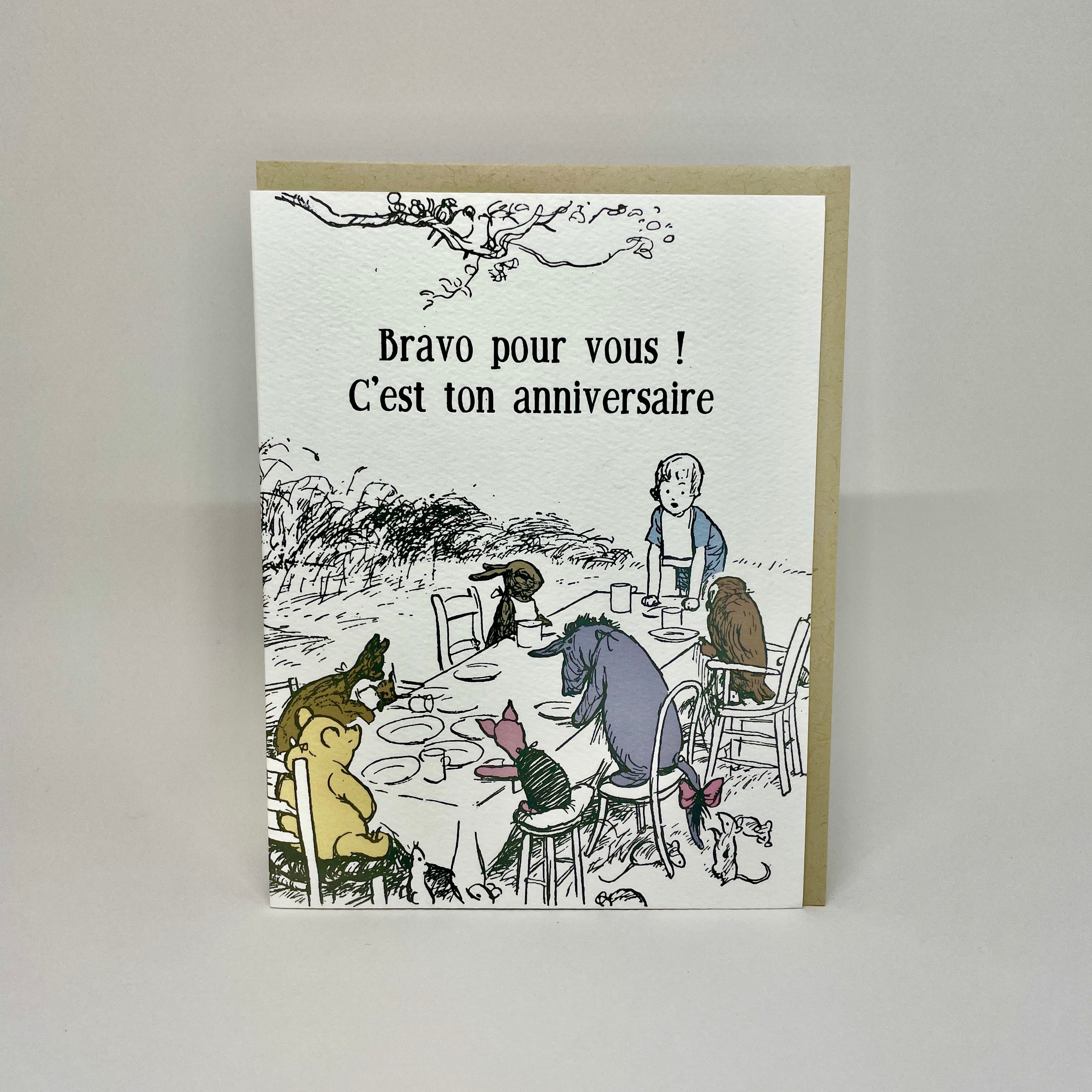 Bravo Pour Vous! - Pooh Card – Big Wheel Press