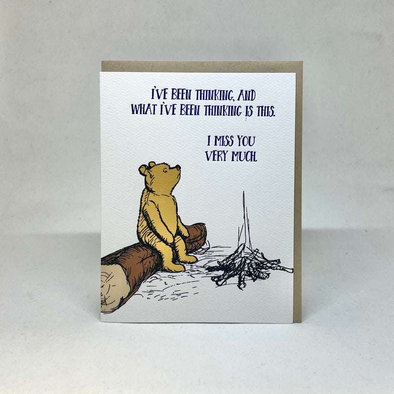 I've Been Thinking - Pooh Card