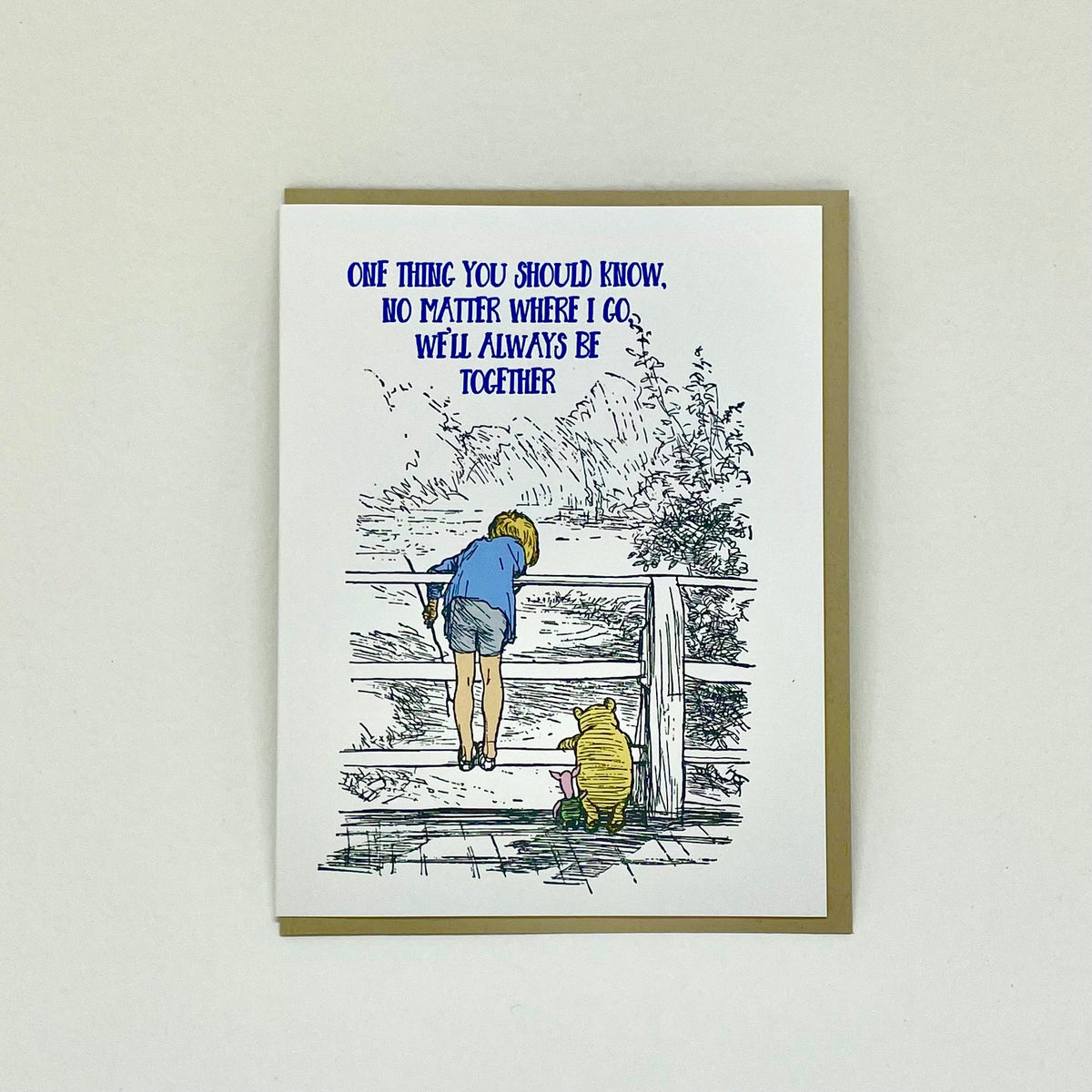 We'll Always be Together - Pooh Card