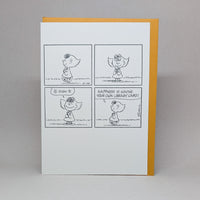 Happiness is Having your own Library Card - Peanuts