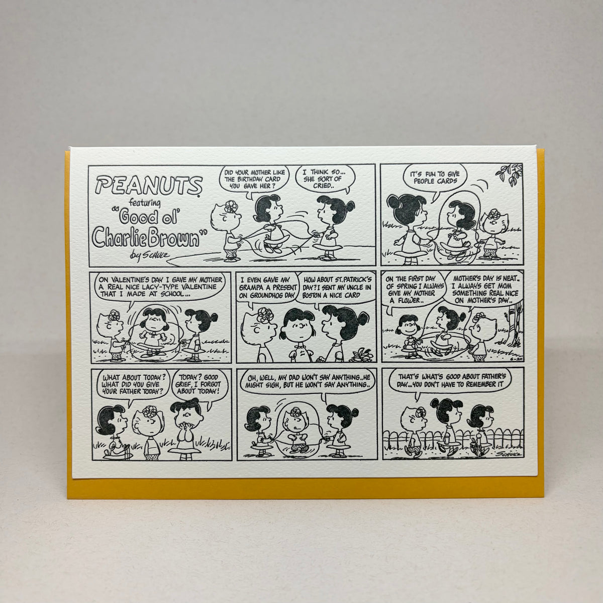 It's Fun to Give People Cards - Peanuts