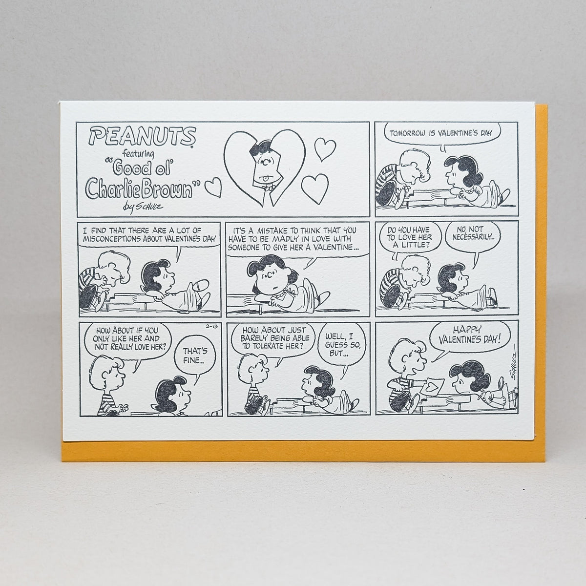 The Misconception of Valentine's Day - Peanuts