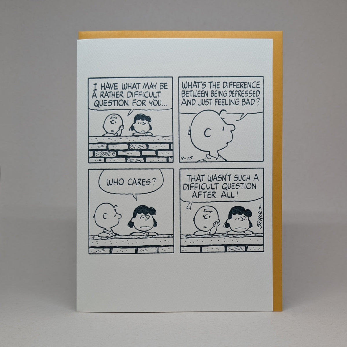 A Difficult Question - Peanuts