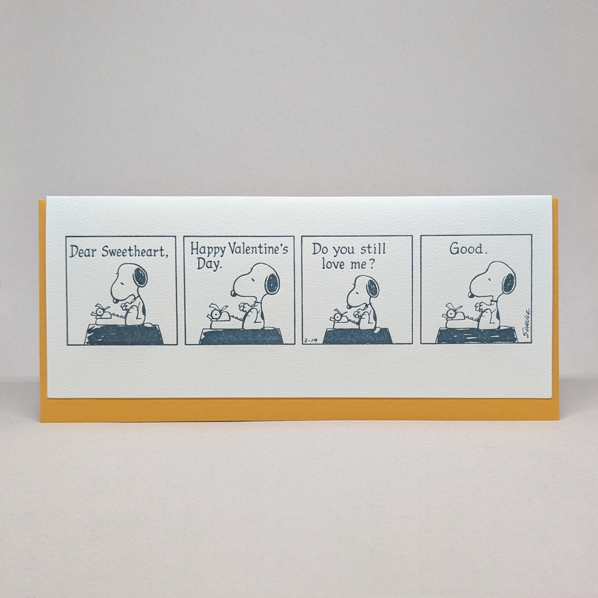 Dear Sweetheart, Happy Valentine's Day. - Peanuts