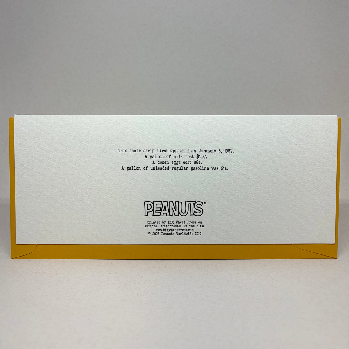 Dear Grandparents - Peanuts