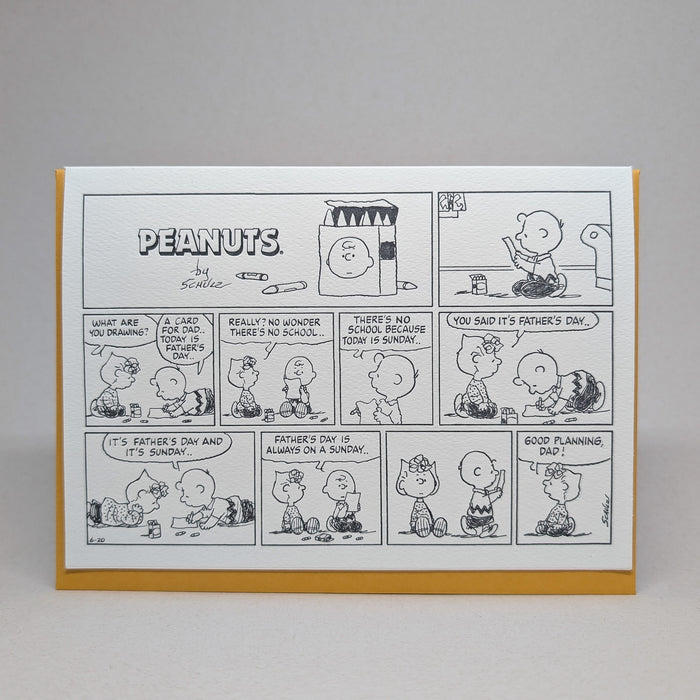 A Card for Dad - Peanuts