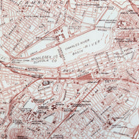 Boston Topological Map - Vintage Map Reproduction