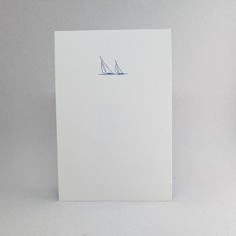 Sailboats - Notecard