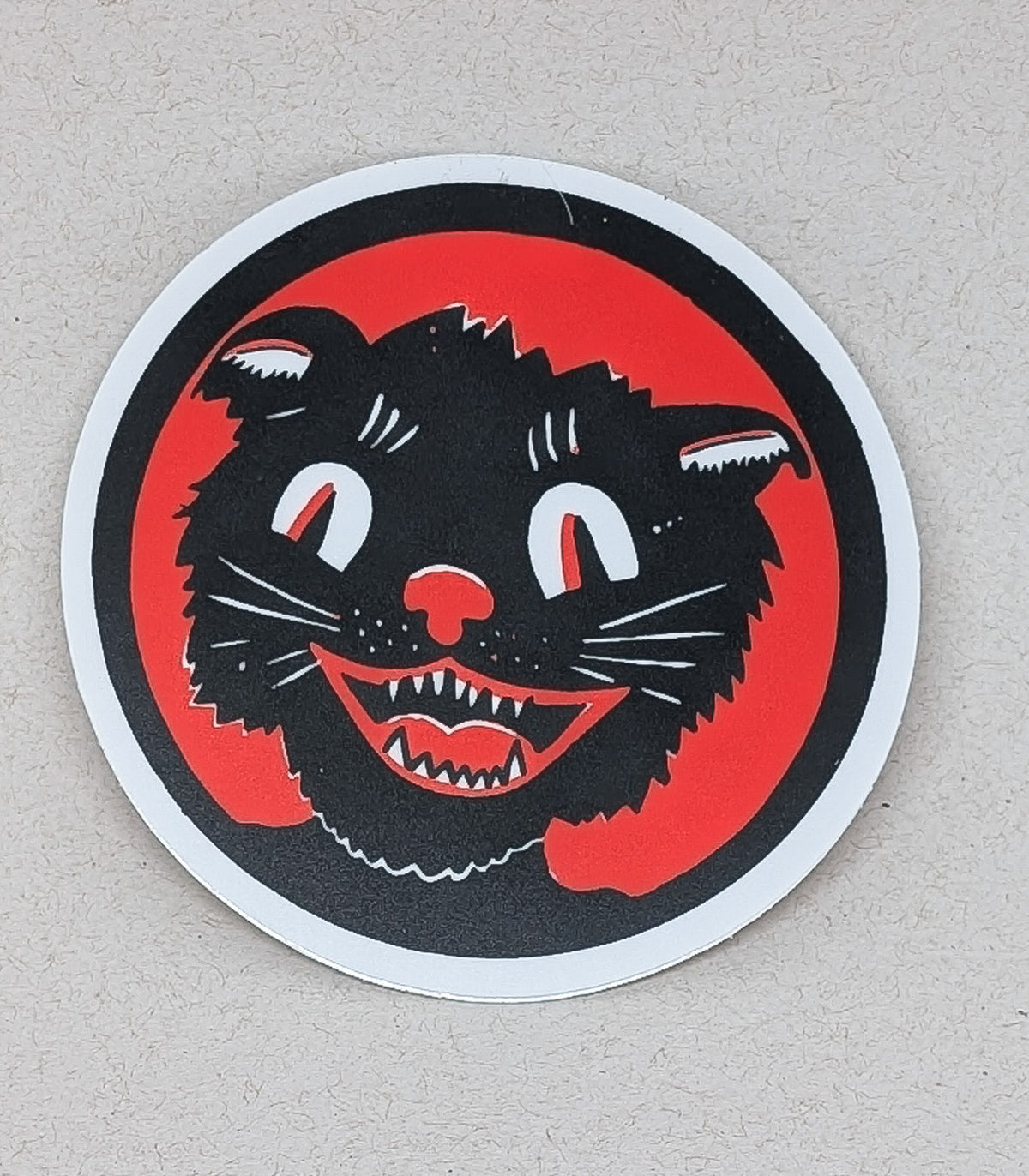 Vintage Black Cat (Sticker)