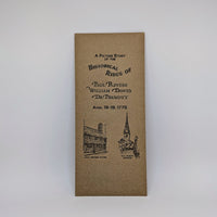 Historic Rides of Paul Revere, William Dawes, and Dr. Prescott - Vintage Map