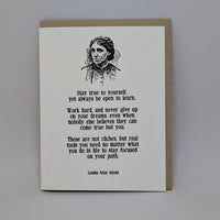 Stay True to Yourself - Louisa May Alcott