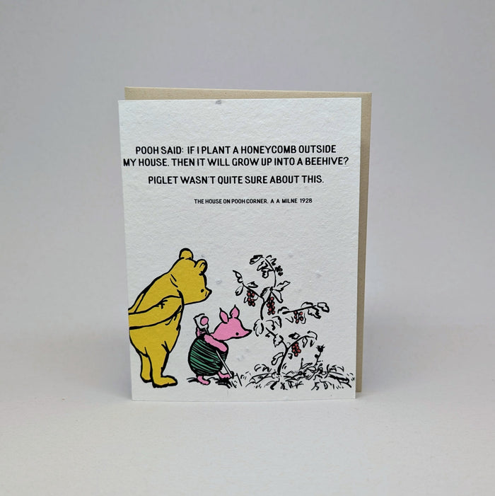 Planting Honey Comb - Pooh Seed Card (Cherry Tomato)
