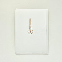 Scissors - Foil Stamp