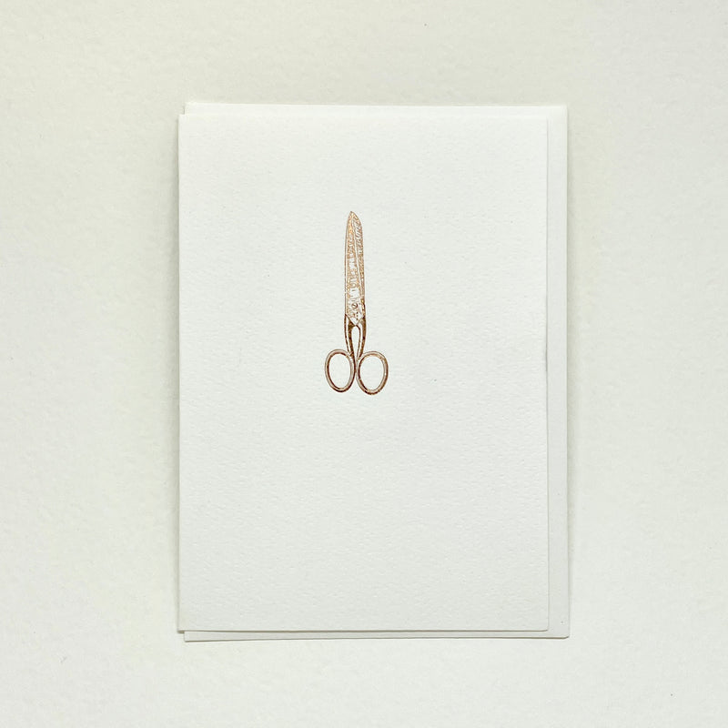 Scissors - Foil Stamp