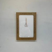 Scissors - Foil Stamp