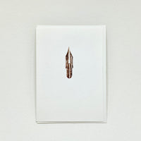 Pen Nib - Foil Stamp