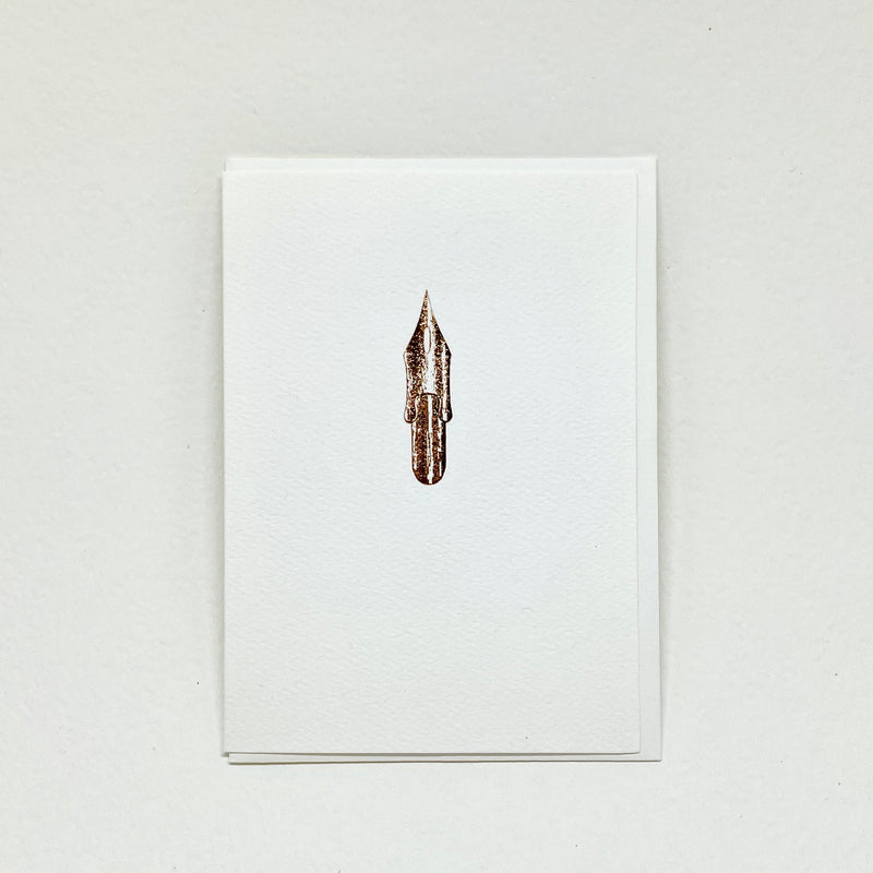 Pen Nib - Foil Stamp