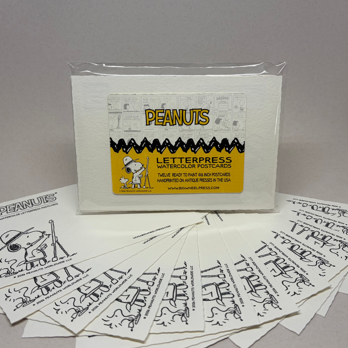 Peanuts - Watercolor Post Cards
